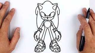 HOW TO DRAW SONIC PRIME (Sonic the Hedgehog) | Netflix - Easy Step By Step Drawing