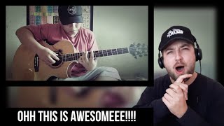 Alip Ba Ta - Numb - Linkin Park (fingerstyle cover) (REACTION VIDEO)