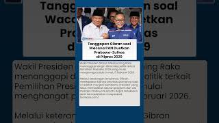 Download Lagu Respons Gibran Usai PAN Ingin Dukung Prabowo Zulhas di Pilpres 2029 MP3