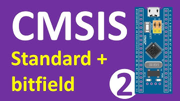 CMSIS STM32  register programming | CMSIS  with bit access | SVDConv.exe