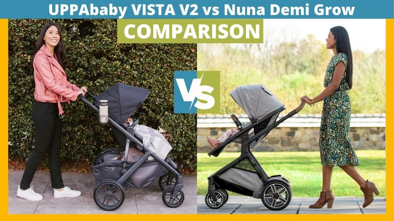 UPPAbaby Vista V2 vs Nuna DEMI Grow Best Strollers 2022 Bambi Baby