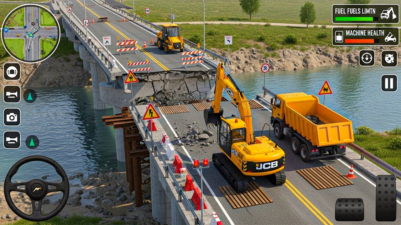 JCB Excavator Simulator - Digging And Trenching - Android Gameplay 