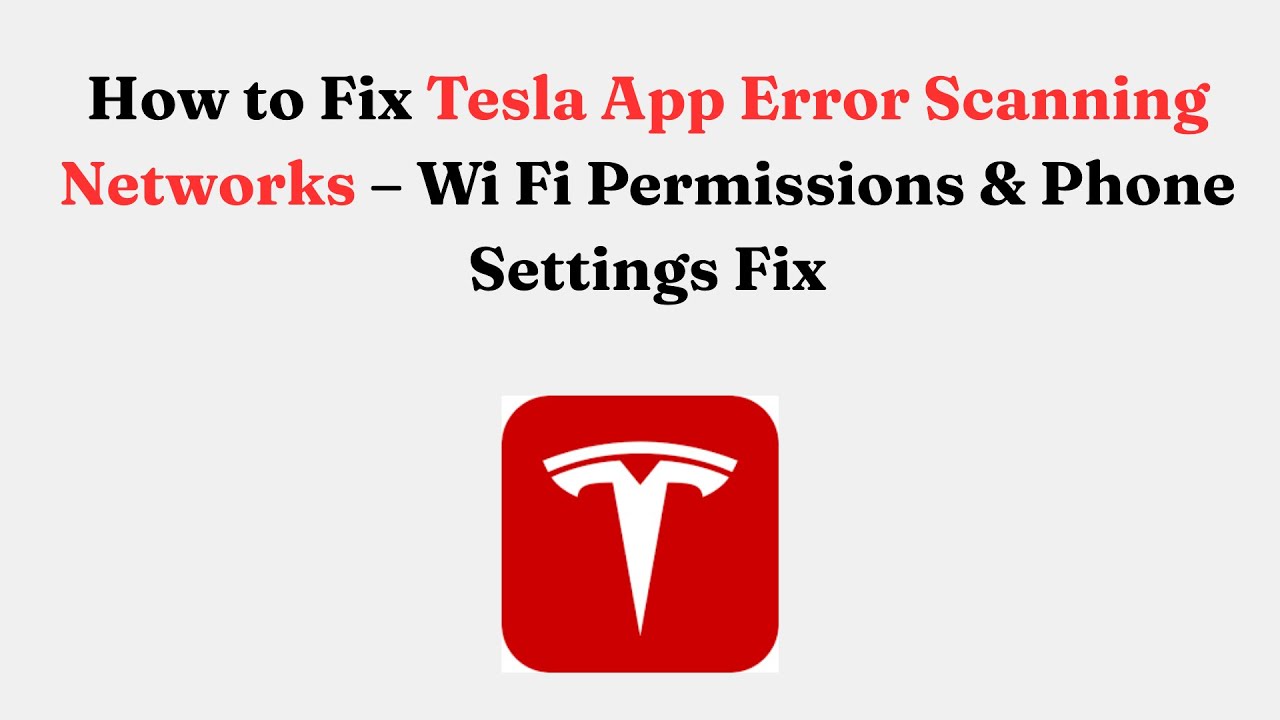 Как исправить ошибку приложения Tesla при сканировании сетей — исправление проблем с разрешениями...