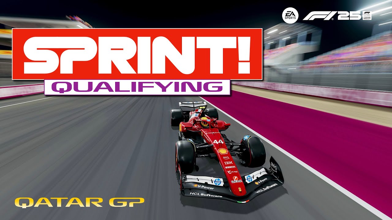 F1 25 Career Mode | Qatar GP Sprint Qualifying – PS5 Cockpit View!
