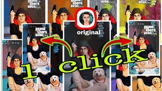 how to edit GTA photo and video in   one click (how to edit GTA photo editing in PicsArt) screenshot 5