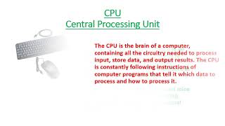 Cl Iii Parts Of Computer