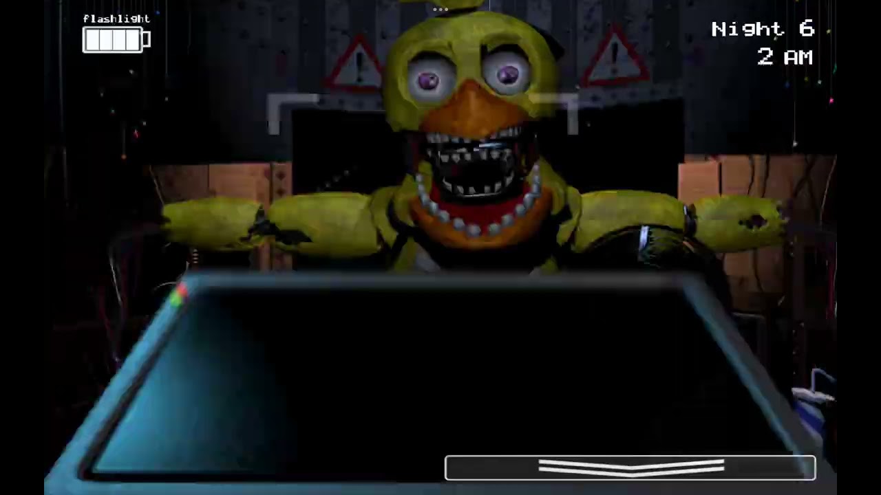 Брат проходит 6 ночь в fnaf 2  не смог