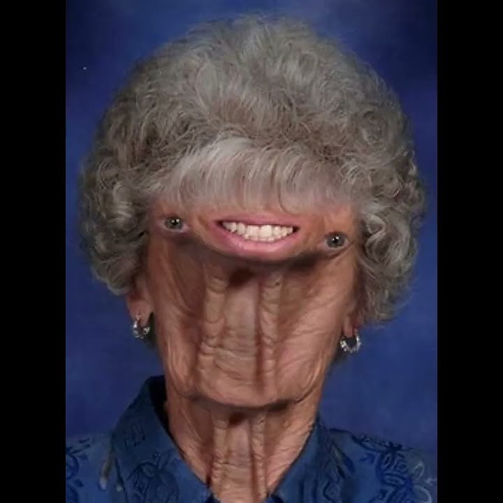 look at the top of his head