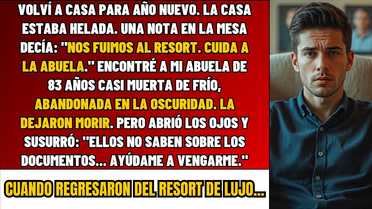 Volví En AÑO NUEVO Y Encontré Mi Abuela Muriendo,SOLA…Mis PADRES Estaban En Un RESORT DE LUJO.