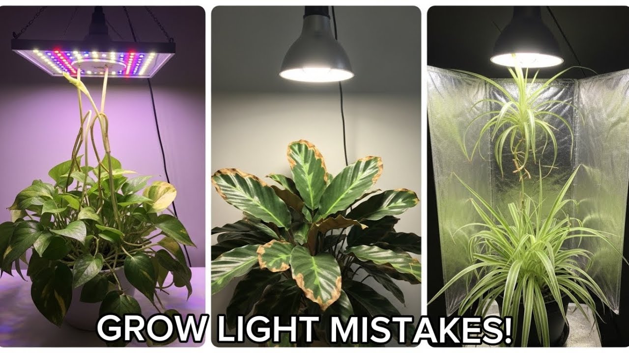 Ошибки при использовании дешевых фитоламп, которые губят растения зимой (решения из товаров из Do...