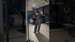 High cable face pull (Face pull) #fitness #gym #fitnessmotivation #gymworkout