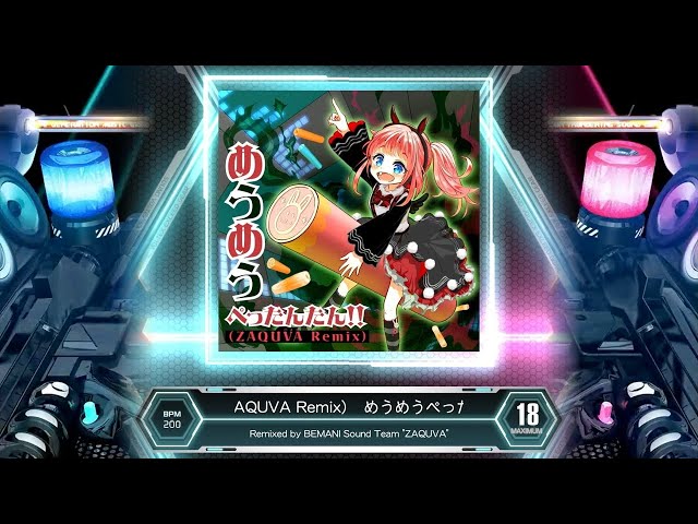 SDVX] めうめうぺったんたん！！ (ZAQUVA Remix) [MXM 18] (譜面確認