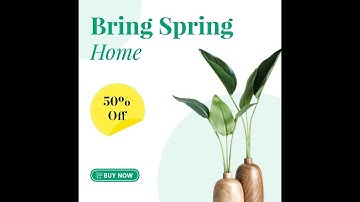 Free Spring Home Decor Sale Video Template (Customizable) - FlexClip