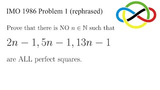 Celebrity Two Solutions to International Mathematical Olympiad 1986 Problem 1 Net Worth