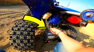 Настройка Амортизатора на Yamaha Raptor! Регулировка Сжатия и Отбоя!