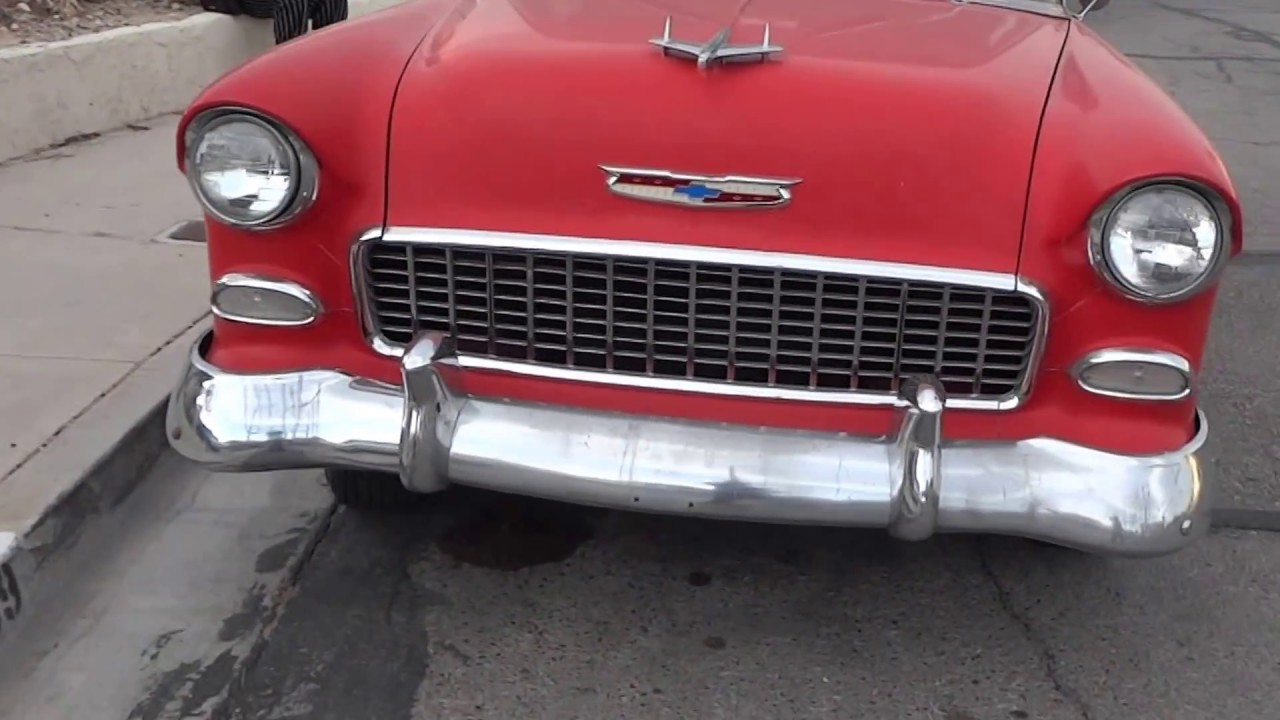 1955 BelAir Chevy - video link engine running