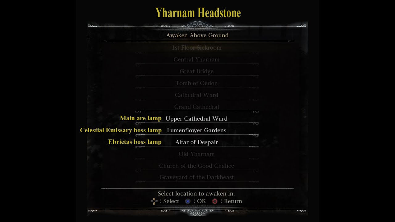 Bloodborne - Location Shortcuts: Upper Cathedral Ward