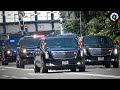 Joe Biden's MASSIVE Motorcade in Geneva - Geneva Summit 2021