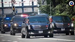 Joe Biden's MASSIVE Motorcade in Geneva - Geneva Summit 2021