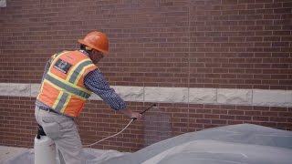 BRICK BUILDING FACELIFT - WATERPROOF COATING