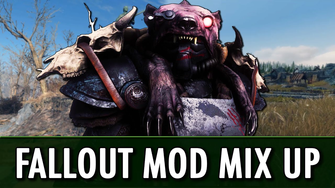 Fallout 4 Mods: Mod Mix Up - Skyrim Power Armor, Gunslinger & Binoculars