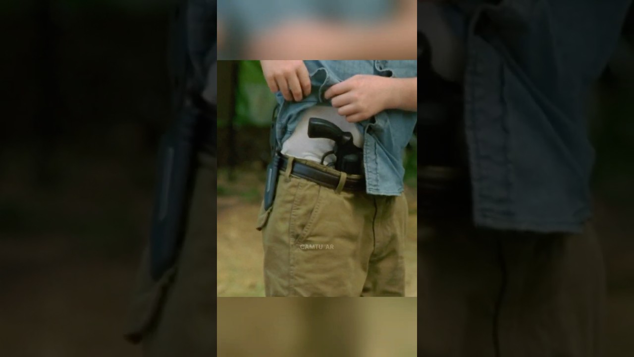 Shane Catches Carl With A Gun | The Walking Dead 