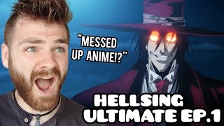 SUPER DARK ANIME?!! WTF!! | HELLSING ULTIMATE EPISODE 1 | New Anime Fan! | REACTION