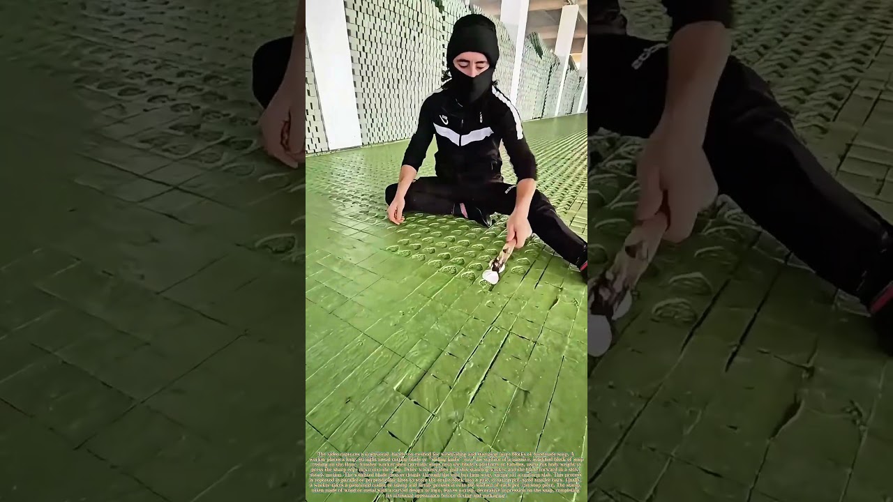 Soap Carving by Stride: How Weight and a Blade Define the Bar