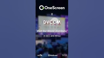 Unveiling Our Dynamic Partnership for GITEX 2023: OneScreen x DVCOM!