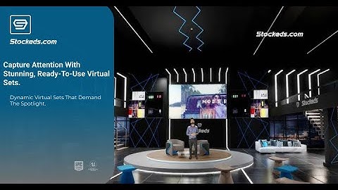 Talkshow M5YG | Unreal Engine Corporate Virtual Set | Integrated With Aximmetry