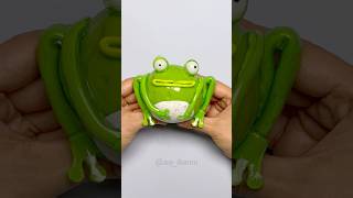 개구리 말랑이 만들기🐸Frog Squishy Diy With Nano Tape! #실리콘 테이프