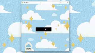 Pygame: Hit The Bar To Play/Pause | MLH GHW Project