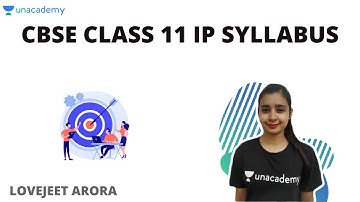 CBSE IP Syllabus Class 11 | New Batch 2022 | Lovejeet Arora