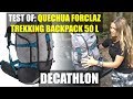 Quechua forclaz trekking backpack 50 l decathlon