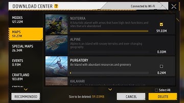How to delete nexterra map in free fire max latest update OB41 / #freefire / #new / #latestnews