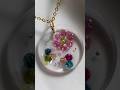 【UVレジン】ビーズの簡単ペンダント☆彡
