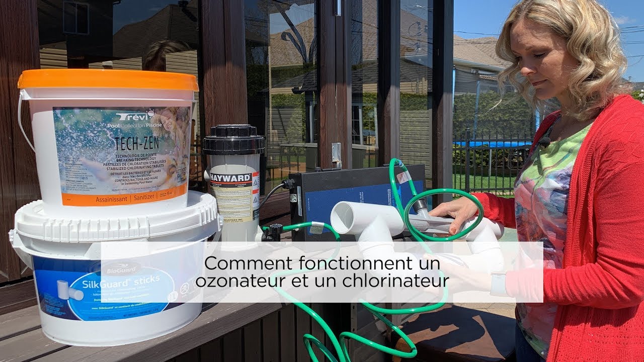 Comment fonctionnent un ozonateur et un chlorinateur - YouTube