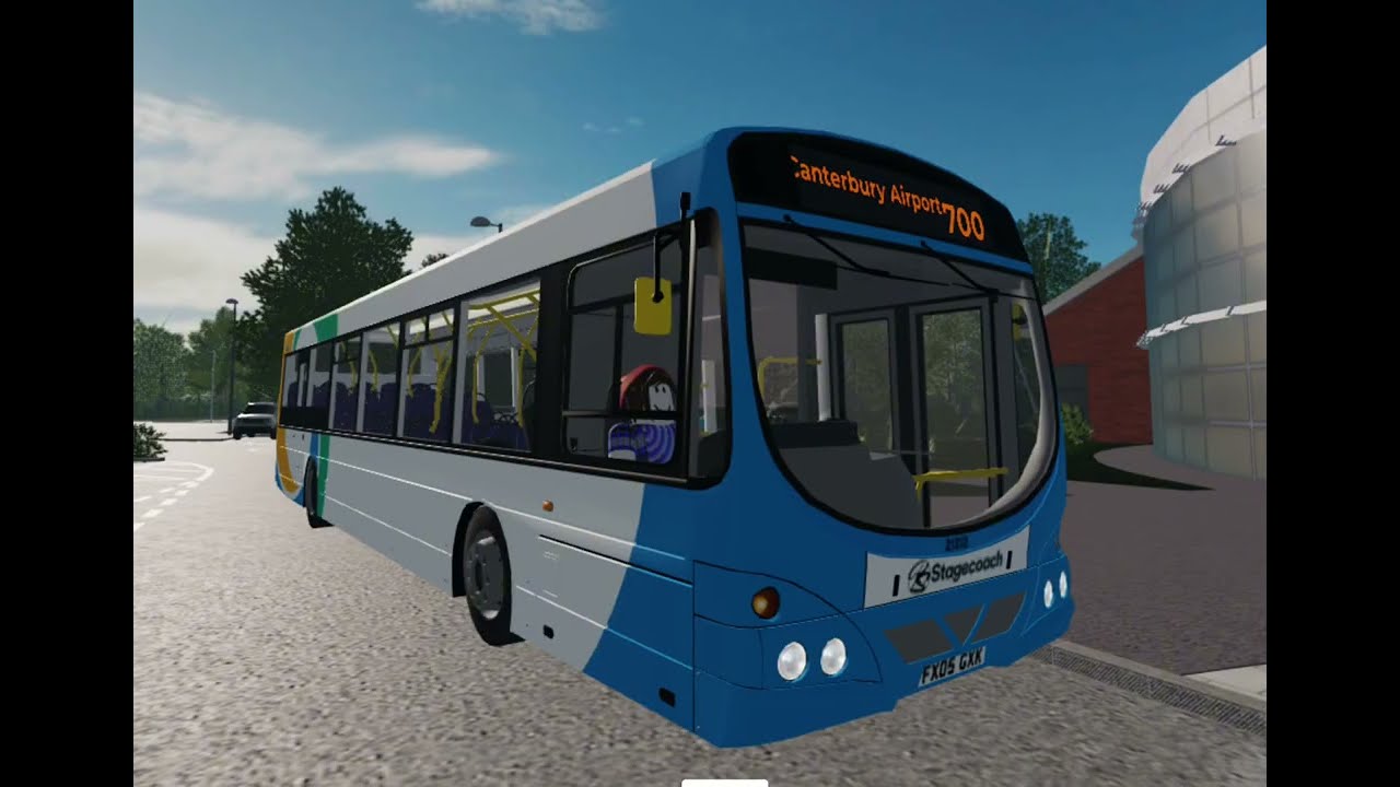 Canterbury and district bus simulator V4.2 Route 700 Appleton Canterbury airport full Timelapse POV: