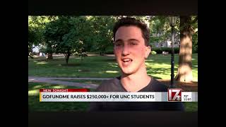 NC / A go fund me was set up for UNC students who saved the flag from Hamas terrorist supporters