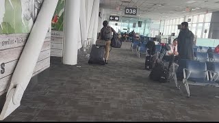 Within the Canada departures area | Pearson Terminal 1 walk