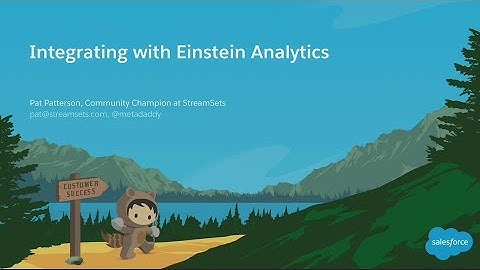 Integrating with Einstein Analytics