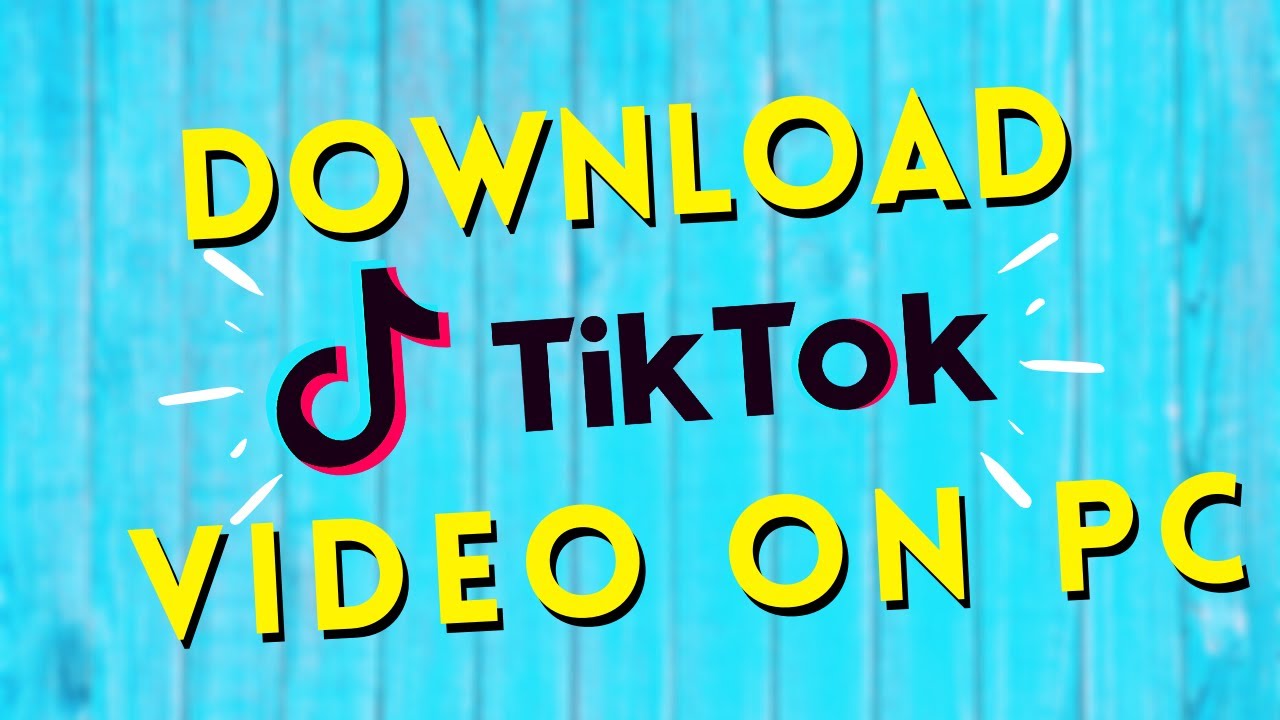 how to download tiktok video on pc