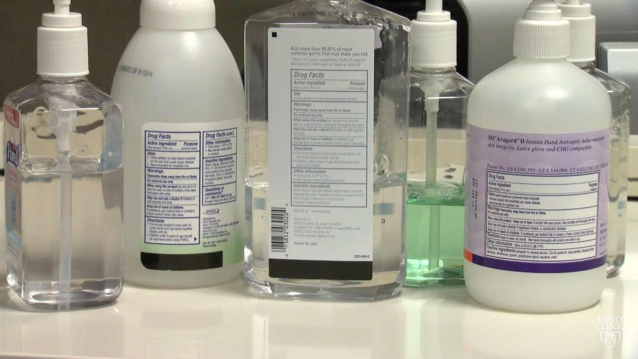 Mayo Clinic Minute Is your hand sanitizer safe and effective? YouTube