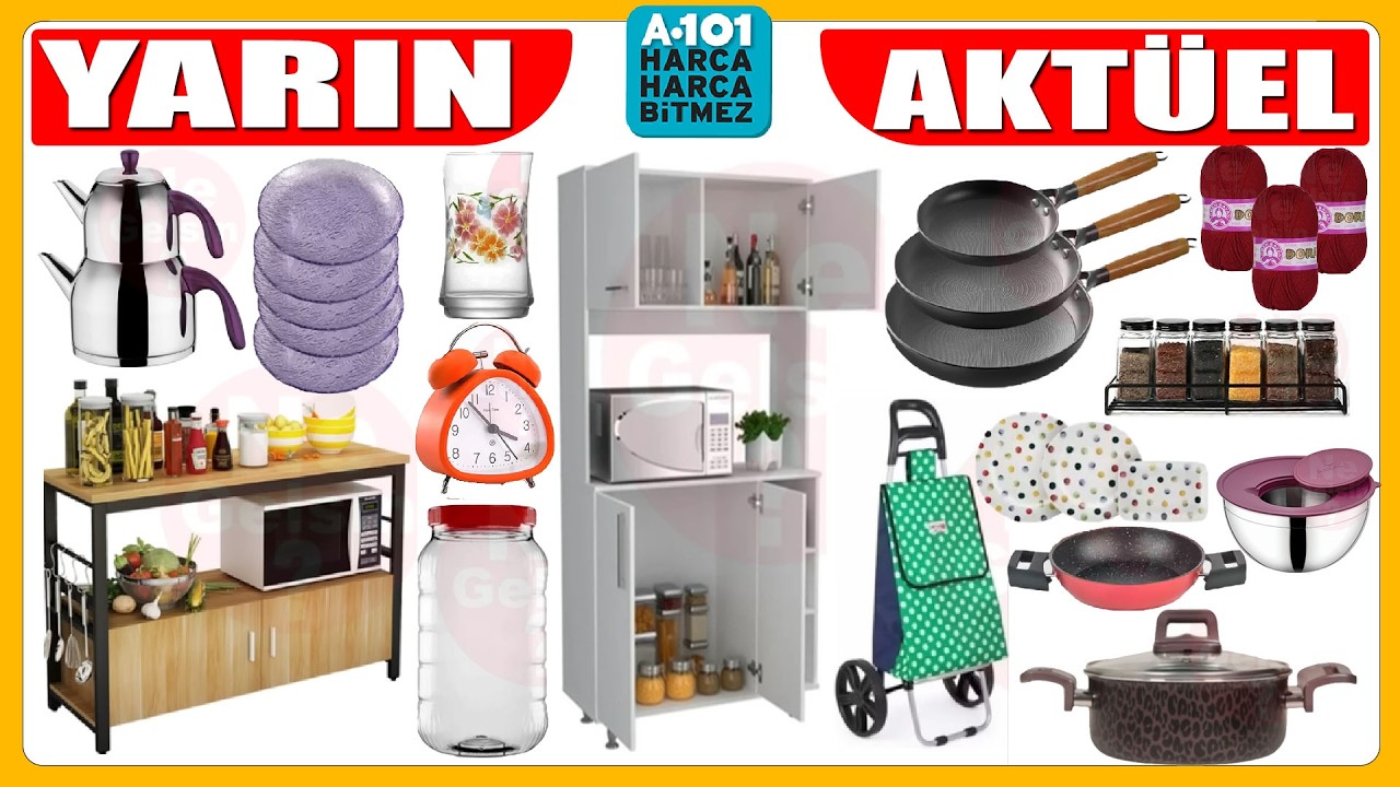 A101 1 MART 2026 | TABAK RAFI | A101 ÖRGÜ İPLERİ | A101 BU HAFTA ÇELİK TENCERE TAVA | A101 AKTÜEL
