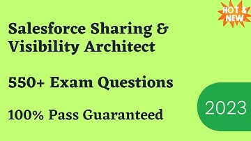 Salesforce Sharing & Visibility Architect Practice Questions 2024