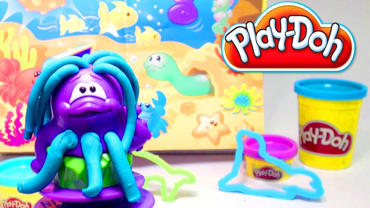 Play Doh Ocean Animals Octopus playdo playset YouTube