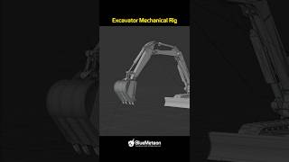 [Blender] Excavator Mechanical Rig