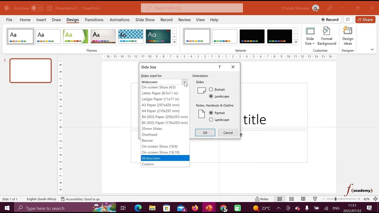 how to make powerpoint presentation a3