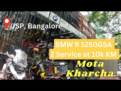 2nd Service | BMW 1250 GS Adventure | JSP Motorrad, Bangalore | After NorthEast Ride | Service Bill