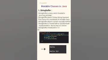 Mutable Classes in Java #java #javawithvk #ai #fyp #code #coding #programming #learning